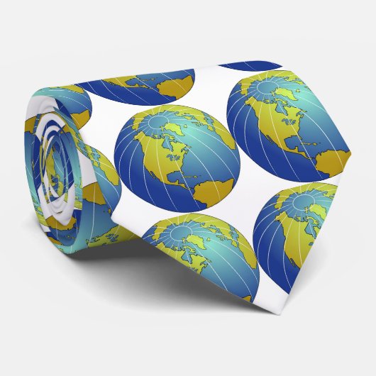 地球の地球 ネクタイ (ロール)
