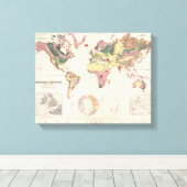 地球の地質構造 キャンバスプリント (インサイチュ (ウッドフロア))