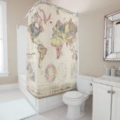 地球の地質構造 シャワーカーテン (インサイチュ)