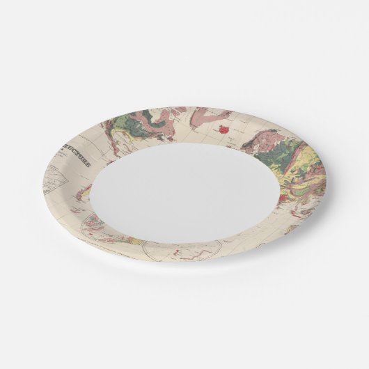 地球の地質構造 ペーパープレート (アングル)