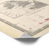 地球の地質構造 ポスター (角)