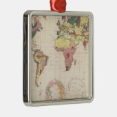 地球の地質構造 メタルオーナメント (右)