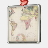 地球の地質構造 メタルオーナメント (左)