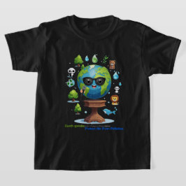 地球の声: 保護への呼びかけ Tシャツ