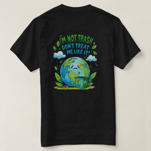 地球の声: 保護への呼びかけ Tシャツ (デザイン裏面)