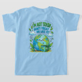 地球の声: 保護への呼びかけ Tシャツ (レイダウン裏面)