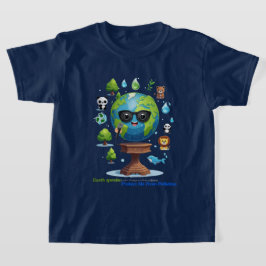地球の声: 保護への呼びかけ Tシャツ