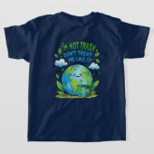 地球の声: 保護への呼びかけ Tシャツ (レイダウン裏面)