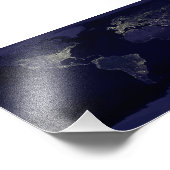 地球の夜 フォトプリント            (角)