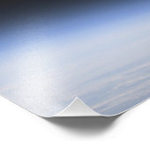 地球の大気の上に見えるギブスの月2 フォトプリント            (角)