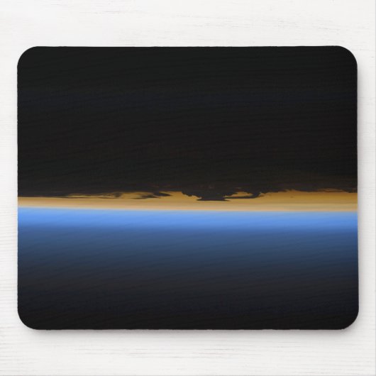 地球の大気の層 マウスパッド (正面)