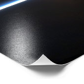 地球の大気の薄い線 フォトプリント            (角)