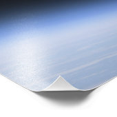 地球の大気圏の上に見えるギブスの月 フォトプリント            (角)