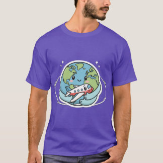 地球の女の子 Tシャツ