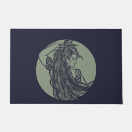 地球の女神グリーンウィッチ異教のドロイド魔女 ドアマット