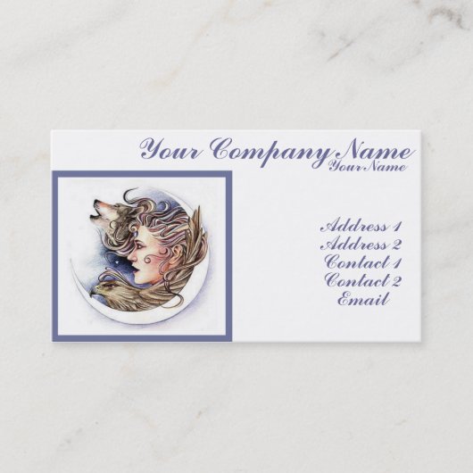 地球の妖精 名刺 (正面)