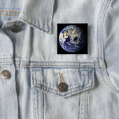 地球の宇宙からの眺め 缶バッジ (インサイチュ)