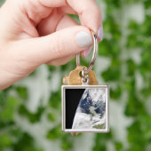 地球の宇宙 キーホルダー (手)