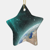 地球の宇宙 セラミックオーナメント (左)
