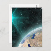 地球の宇宙 ポストカード (正面/裏面)