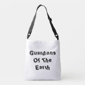 地球の守護者 – 保護スタイルあり クロスボディバッグ (裏面)