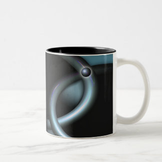 地球の容認 ツートーンマグカップ