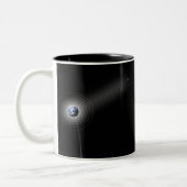 地球の容認 ツートーンマグカップ (左)