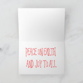 地球の平和およびすべてへの喜び シーズンカード (内部)