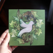 地球の平和と世界の平和への希望の鳩 シーズンカード