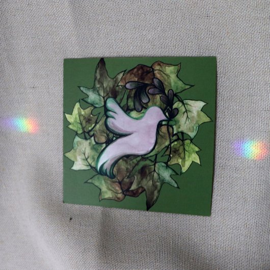 地球の平和と世界の平和への希望の鳩 シーズンカード