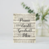 地球の平和と人への親善 ポストカード (スタンド正面)