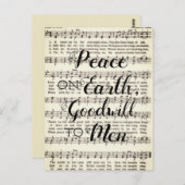 地球の平和と人への親善 ポストカード (正面/裏面)