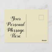 地球の平和と人への親善 ポストカード (裏面)