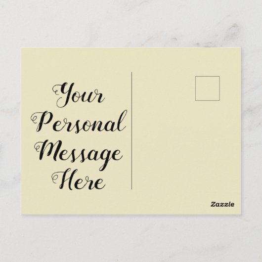 地球の平和と人への親善 ポストカード (裏面)