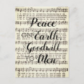 地球の平和と人への親善 ポストカード (正面)