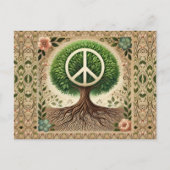 地球の平和の木 ポストカード (正面)