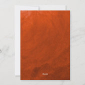 地球の平和を願う天使のフォークアート ホリデーカード (裏面)