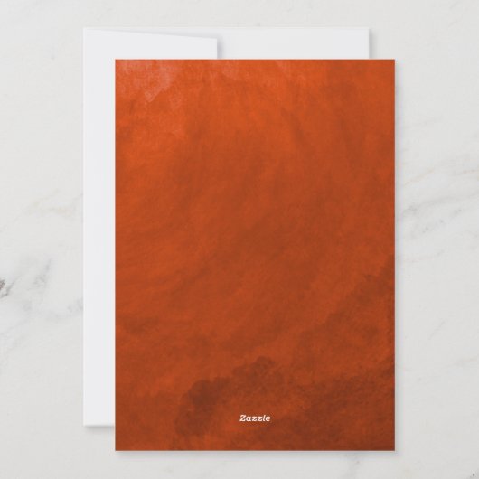 地球の平和を願う天使のフォークアート ホリデーカード (裏面)