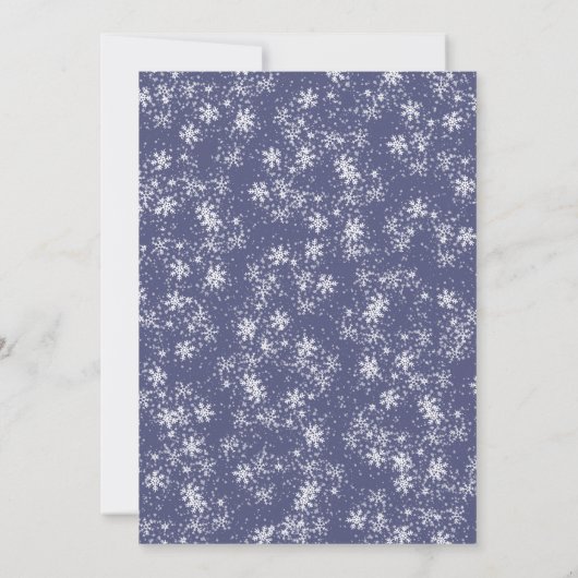 地球の平和を願う水彩の森のクリスマスカード シーズンカード (裏面)