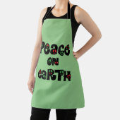 地球の平和クリスマス エプロン (インサイチュ)
