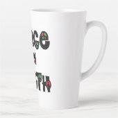 地球の平和クリスマス カフェラテマグ (右)