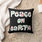 地球の平和クリスマス クッション (ブランケット)