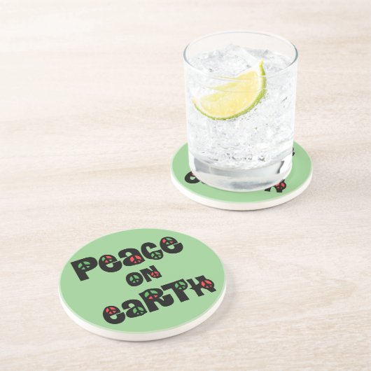 地球の平和クリスマス コースター (側面)