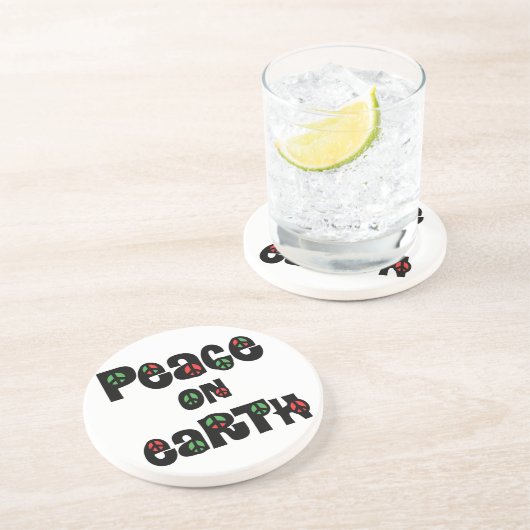 地球の平和クリスマス コースター (側面)