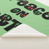 地球の平和クリスマス シェルパブランケット (3/4)