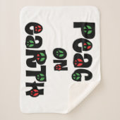 地球の平和クリスマス シェルパブランケット (正面)