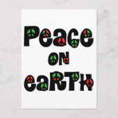 地球の平和クリスマス シーズンポストカード (正面)