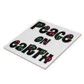 地球の平和クリスマス タイル (側面)