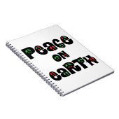 地球の平和クリスマス ノートブック (右側)