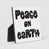 地球の平和クリスマス フォトプラーク (正面)